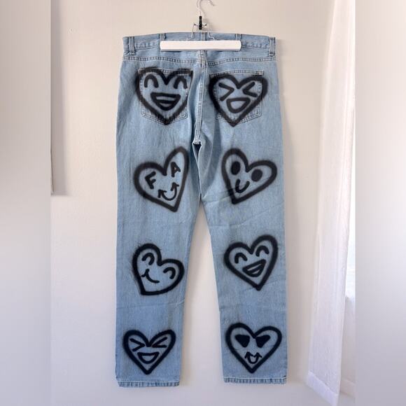 Fashion Arcade Classic Love Denim Jeans - Picture 2 of 7